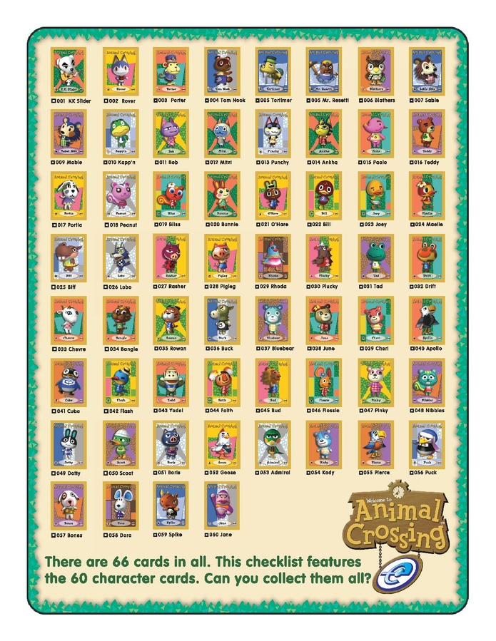 File:E-Reader Checklist - Animal Crossing.pdf - PidgiWiki